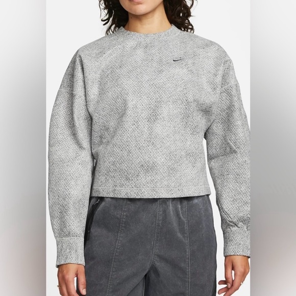 Nike Forward Tech Pack Oversized Sweatshirt Therma Fit DQ7908-077 Womens Size XS - Picture 1 of 8